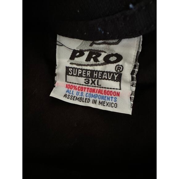 Security Shirt Workwear Pro 3XL Bouncer Event Staff Gag Funny Plus Black Tee - Picture 4 of 4